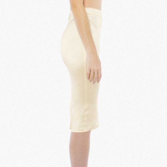 American Apparel Disco Midi Skirt size S NEW - Picture 2 of 8